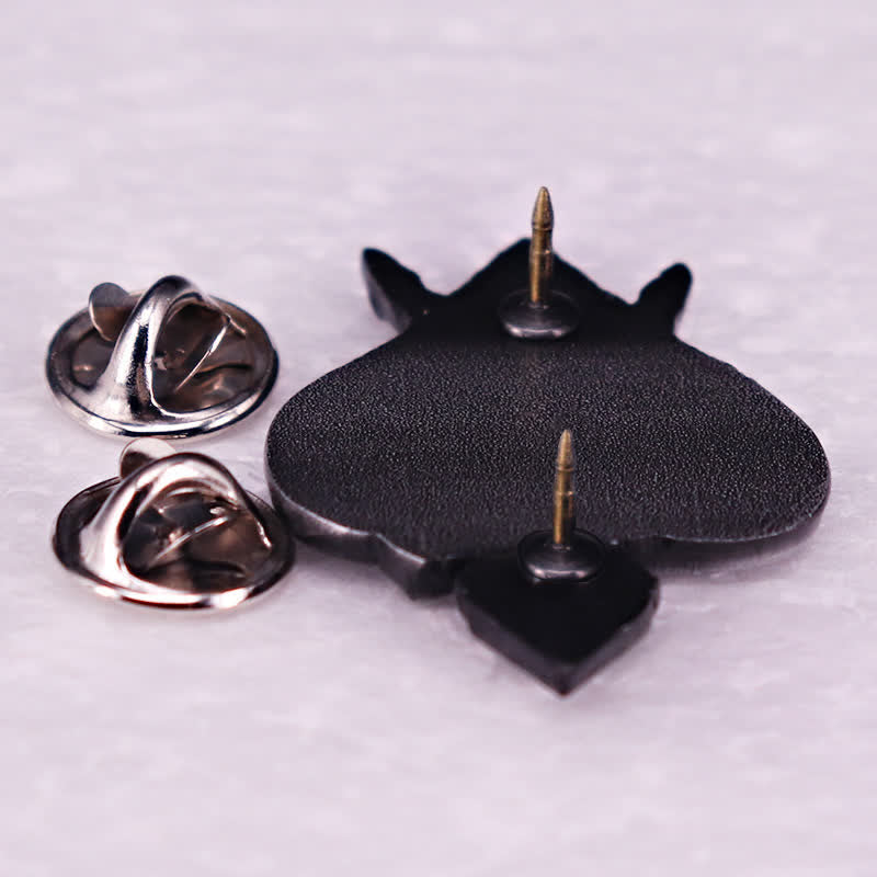 Ace Spades Skull Skeleton Devil Hand Horns Brooch