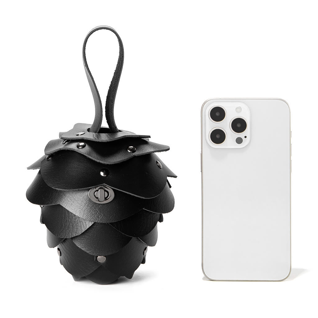 Women's Retro Pinecone-Shaped Personalized Purse Belt Bag