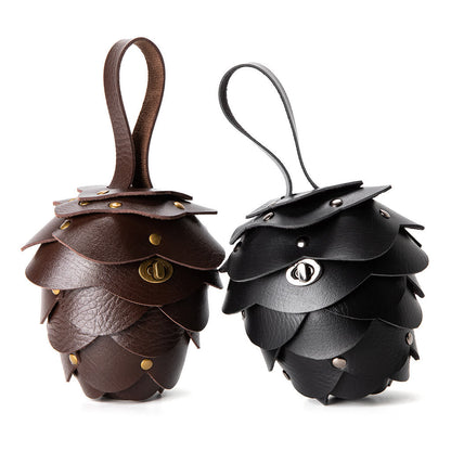 Women's Retro Pinecone-Shaped Personalized Purse Belt Bag