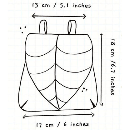 Halloween Retro Leaf Shaped Women's Viking Belt Bag